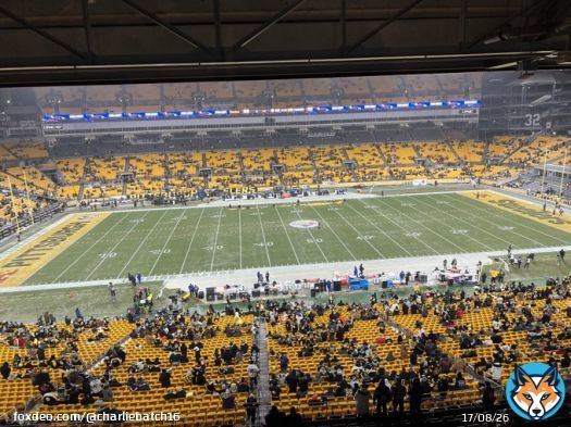 Almost Gametime! I have the Steelers over the Raiders 13-10. What are your predictions?