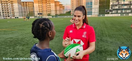 Thank you @CharlieCaslick for the inspiration to the future Rugby stars