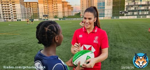 Thank you @CharlieCaslick for the inspiration to the future Rugby stars