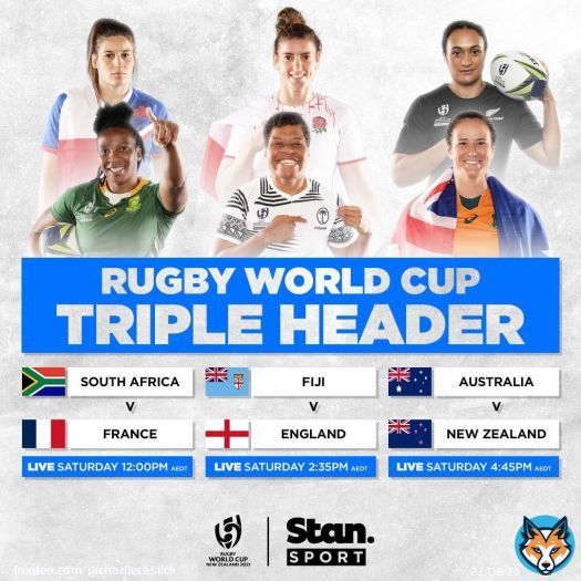 Historic day for the Southern Hemisphere, Day 1 Triple header @rugbyworldcup and destiny awaits our @WallaroosRugby Let’s get around em Australia…