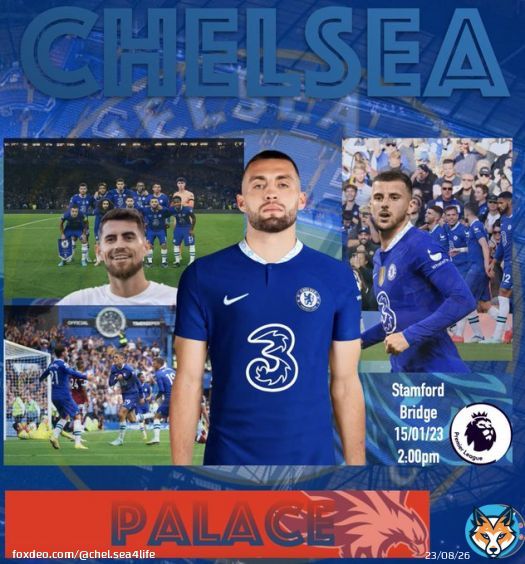 MATCHDAY!  Chelsea VS Crystal Palace in the London derby  Score predictions? I&rsquo;m going 2-0  #l4l #likeforlike #likeforfollow #spam #cfc #chelsea #chelseafc #blueisthecolour #ktbffh #prideoflondon #premierleague #stamfordbridge #football #COYB #matchday #CRYCHE