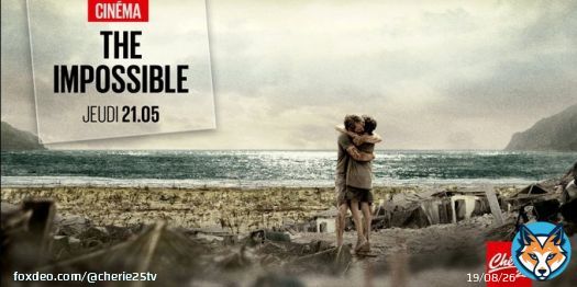 Comment un couple et leurs enfants en vacances en Tha&iuml;lande vont tenter de survivre et de se retrouver apr&egrave;s avoir &eacute;t&eacute; frapp&eacute;s par le tsunami du 26 d&eacute;cembre 2004&hellip;  #TheImpossible Jeudi &agrave; 21.05 sur#Ch&eacute;rie25  #Cin&eacute;ma