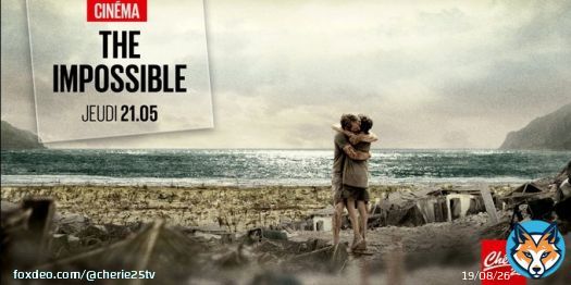 Comment un couple et leurs enfants en vacances en Tha&iuml;lande vont tenter de survivre et de se retrouver apr&egrave;s avoir &eacute;t&eacute; frapp&eacute;s par le tsunami du 26 d&eacute;cembre 2004&hellip;  #TheImpossible Jeudi &agrave; 21.05 sur#Ch&eacute;rie25  #Cin&eacute;ma