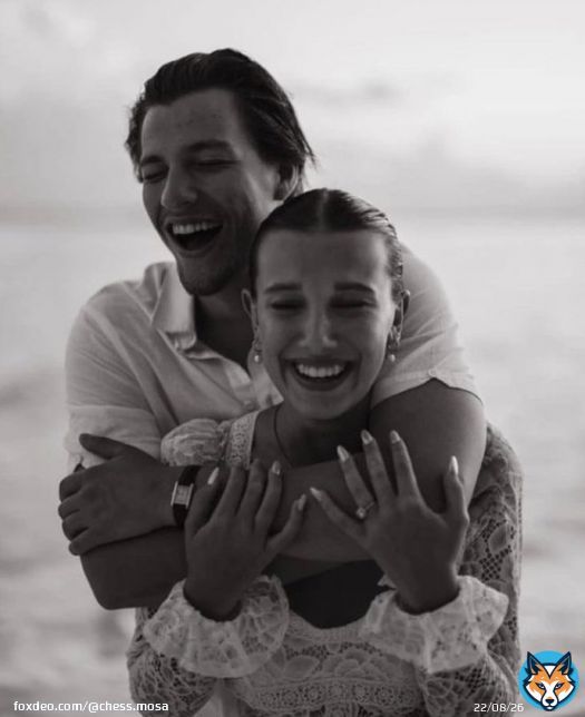 Millie Bobby Brown's engage at 19 and her IG caption maybe this is a sign to have a boyfriend #StrangerThings5 #StrangerThings