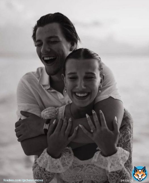 Millie Bobby Brown's engage at 19 and her IG caption maybe this is a sign to have a boyfriend #StrangerThings5 #StrangerThings