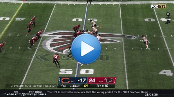 .@justnfields with a DIME to @MontgomerDavid    : #CHIvsATL on FOX