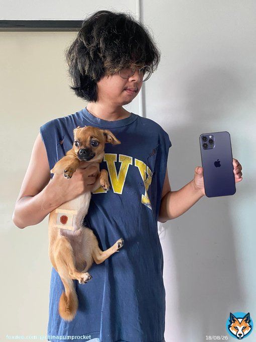 I'm holding new #iPhone14, thanks to #crypto