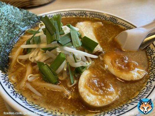 #丸源ラーメン   熟成味噌ラーメン  丸源さんのは安定の美味しさ