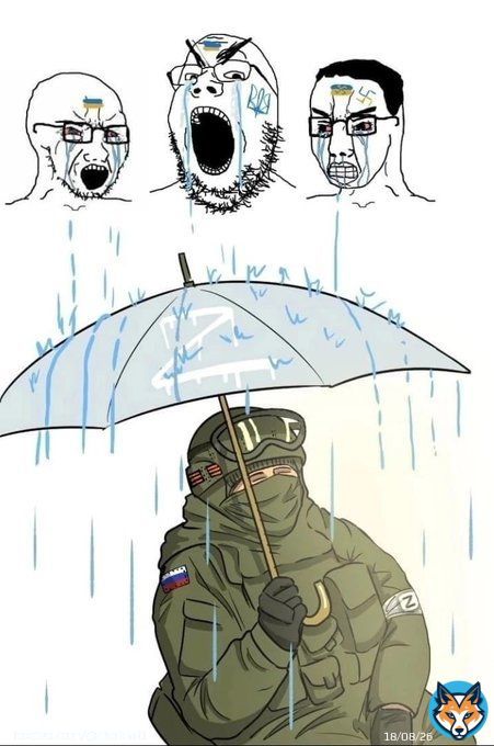 Соевые слезы #Ukraine #Украина #Россия #Russia #War #RussiaUkraineWar #NAFO #Бахмут #Bahmut #Memes