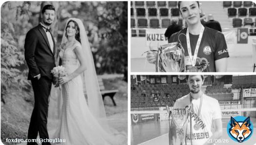Turkish women's national volleyball player dies along with her husband after strong earthquake.