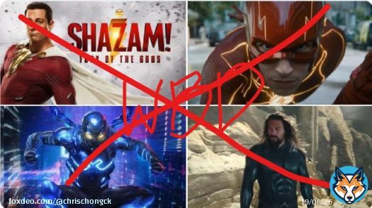 The target audience of DC film is Marvel fans now. They promote Shazam2 with the Deadpool & mini Avengers talk. @wbd thought the marvel fans are much larger & easier to be pleased than DC fans. That's why they keep on making silly funny campyy poor quality films. lol #BoycottWBD