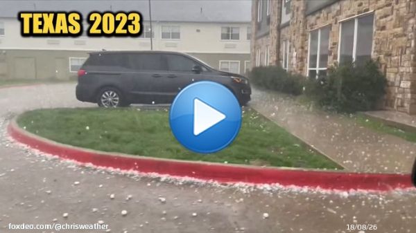 Crazy footage of Texas hailstorm today | Heavy rain, hail falls  Video:   #texas #hailstorm #dallas #txwx #tornado #storm