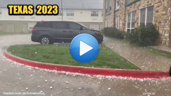 Crazy footage of Texas hailstorm today | Heavy rain, hail falls  Video:   #texas #hailstorm #dallas #txwx #tornado #storm