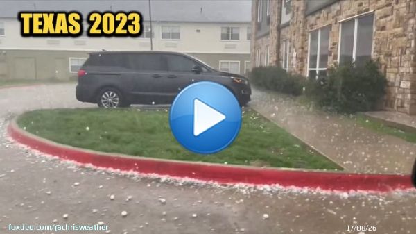 Crazy footage of Texas hailstorm today | Heavy rain, hail falls  Video:   #texas #hailstorm #dallas #txwx #tornado #storm