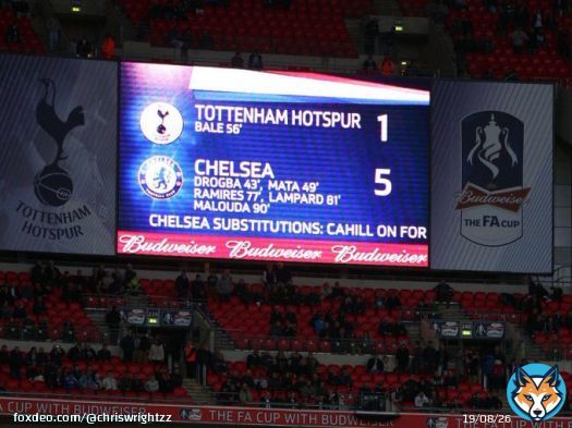CHELSEA REWIND: On this day in 2012, Chelsea beat Tottenham 5-1 at Wembley in the F.A Cup Semi Final. Goals from Didier Drogba, Juan Mata, Ramires, Frank Lampard & Florent Malouda! #FACup