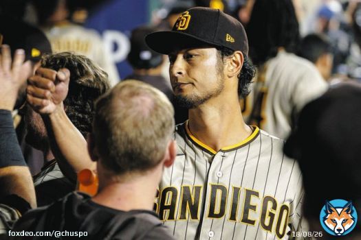 【ＭＬＢ】パドレス・ダルビッシュ有が敵地ＮＹの大ブーイングの中、７回１失点の快投　打線も201勝右腕シャーザーから４発で強力援護 #ダルビッシュ有 #パドレス