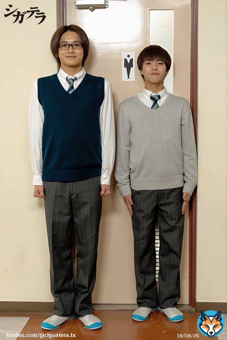 #シガテラ オフショット  なんで男子トイレ前!?www  第8話は26日(金)深夜24時12分放送！ ※ 『世界卓球2023』のため 放送時間変更の可能性あり  第1話と最新話はTVerで見逃し配信中！   Paraviでは第1～7話まで配信中！   #醍醐虎汰朗 #井上想良