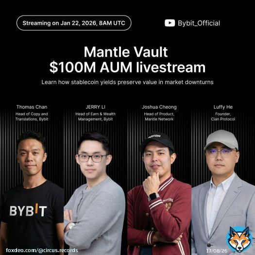 What 100m USDT in AUM means! Join Our Mantle Vault Livestream!Join Live. Get USDT RewardsFrom bybit.com