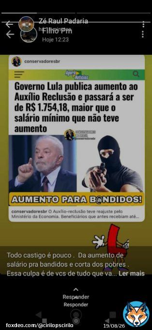 S&oacute; fakenews que rola!