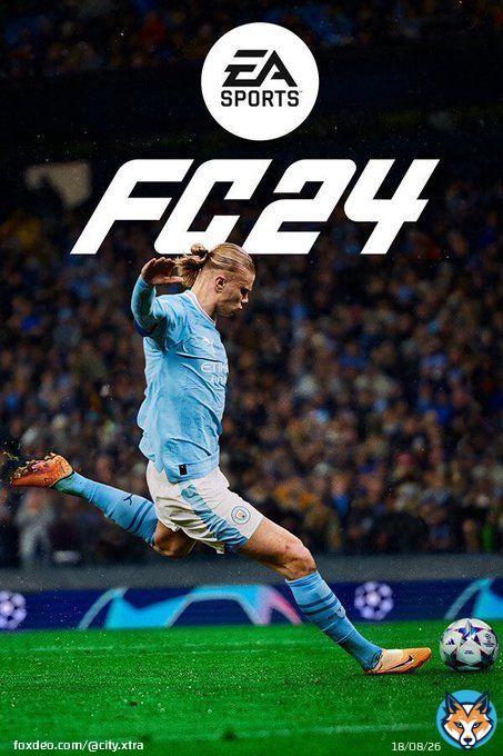 Official: @ErlingHaaland is the cover star for EA Sports FC 24.