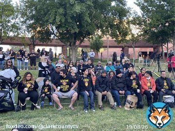 #AlwaysRemember #NeverForget #1October  As they do every year on this day, friends, family and others have come together to mark one of the darkest days in Las #Vegas.  Our annual Sunrise Remembrance Ceremony starts in just a few minutes.  #VegasStro
