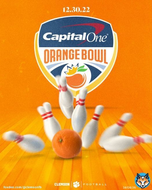 Orange vs Orange in the @OrangeBowl.  See y'all in Miami.