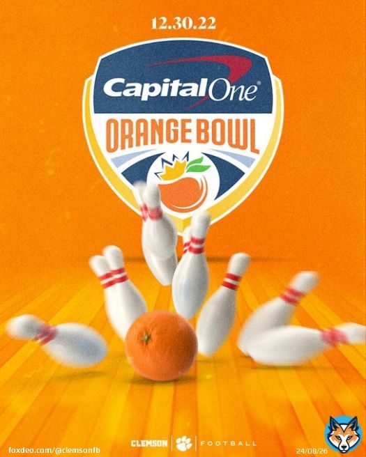 Orange vs Orange in the @OrangeBowl.  See y'all in Miami.