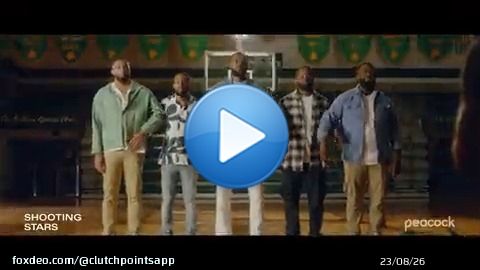 A sneak peek of the film 'Shooting Stars'    The film which tells LeBron James' origin story will debut on June 2   (via @peacock)
