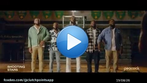 A sneak peek of the film 'Shooting Stars'    The film which tells LeBron James' origin story will debut on June 2   (via @peacock)