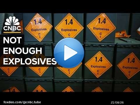 Why The U.S. Is Running Out Of Explosives