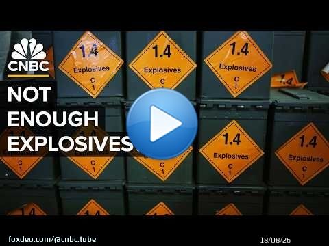 Why The U.S. Is Running Out Of Explosives