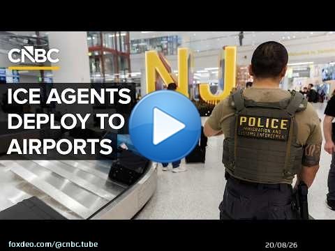 Trump déploie des agents de l'ICE dans les aéroports américains alors que la fermeture du DHS se ...