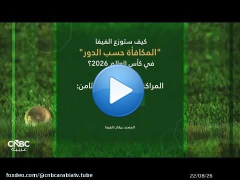 كيف ستوزع الفيفا 'المكافأة حسب الدور' في كأس العالم 2026؟