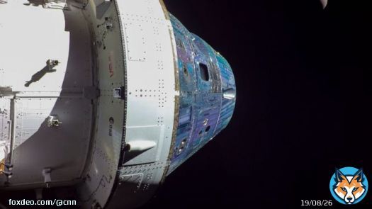 NASA released a selfie taken by the Orion capsule and close-up photos of the moon&rsquo;s crater-marked landscape as the spacecraft continues on the Artemis 1 mission