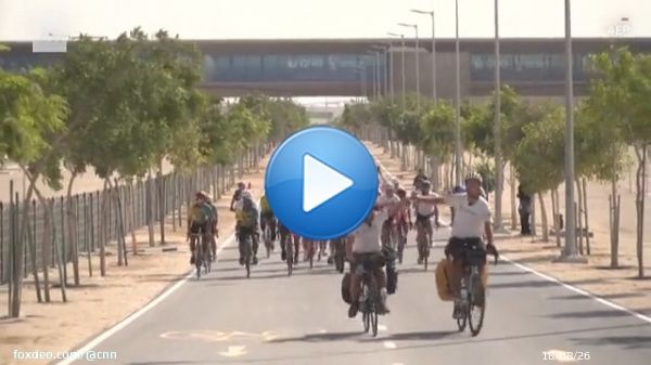 Two cyclists from France undertook the gruelling challenge of cycling more than 4,000 miles through 13 countries to get to the World Cup in Qatar  views