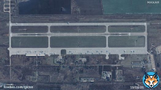 Three Russian servicemen were killed Monday after a Ukrainian drone was shot down by air defenses as it approached a military airfield in Saratov Oblast, deep inside Russian territory, according to Russian state news agencies, citing the defense ministry.