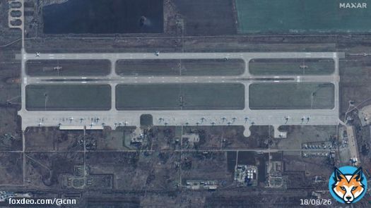 Three Russian servicemen were killed Monday after a Ukrainian drone was shot down by air defenses as it approached a military airfield in Saratov Oblast, deep inside Russian territory, according to Russian state news agencies, citing the defense ministry.