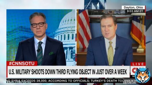'I would prefer [the Biden administration] to be trigger happy than to be permissive.'  Rep. Mike Turner (R-OH) speaks to @jaketapper about US fighter jets shooting down a third flying object in just over a week. @CNNSotu #CNNSOTU