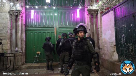 Israeli police stormed the al-Aqsa mosque in Jerusalem&rsquo;s Old City and arrested more than 350 people, just days after a Palestinian man was killed outside the holy site.