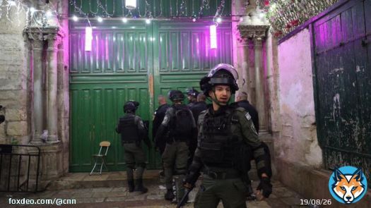 Israeli police stormed the al-Aqsa mosque in Jerusalem&rsquo;s Old City and arrested more than 350 people, just days after a Palestinian man was killed outside the holy site.