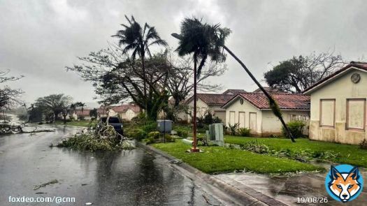 Residents of Guam are dealing with damage and widespread power outages after the small US territory was walloped by hurricane-force winds and overwhelming downpours from powerful Typhoon Mawar.