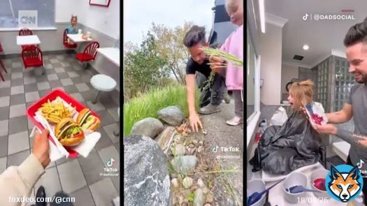 Heartwarming daddy-daughter moments captured by a father on TikTok are drawing viewers
