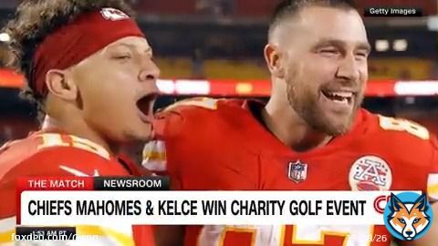 NFL stars Patrick Mahomes and Travis Kelce claim victory over NBA&rsquo;s Stephen Curry and Klay Thompson in 'The Match'