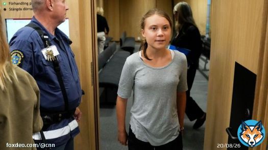 Greta Thunberg fined for disobeying police after climate protest
