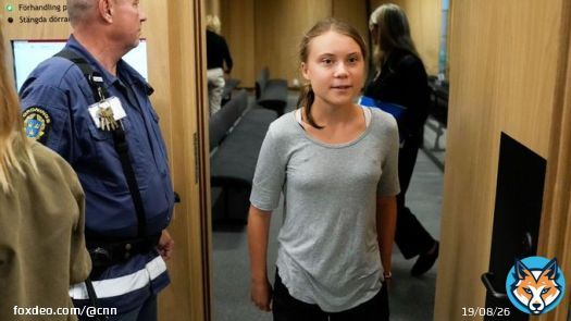 Greta Thunberg fined for disobeying police after climate protest