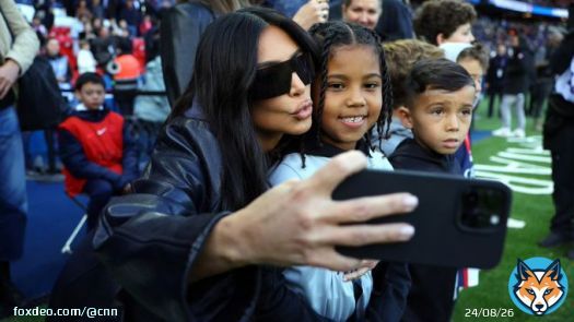 Kim Kardashian and Saint West have been on a summer soccer tour.