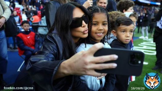 Kim Kardashian and Saint West have been on a summer soccer tour.