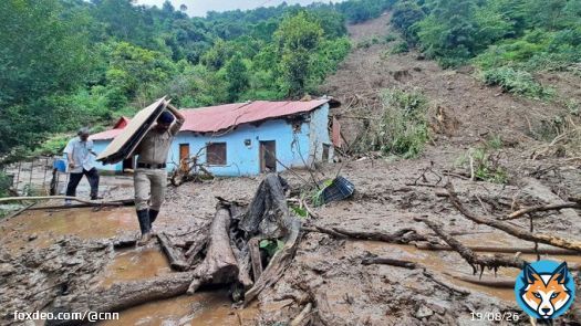 Heavy rains and landslides have killed more than 60 people in the northern Indian states of Himachal Pradesh and Uttarakhand, as devastating flooding hits the region during the monsoon season