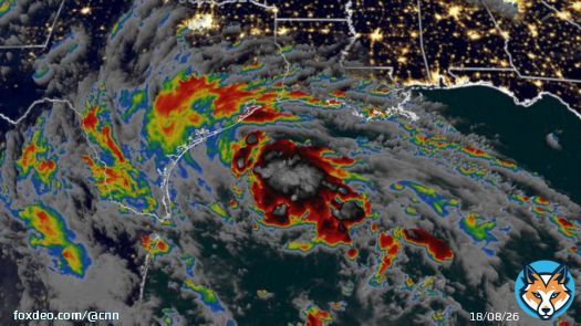 A tropical depression in the Gulf of Mexico has strengthened into a tropical storm as it continues to churn towards South Texas, where residents were bracing for heavy rain, flooding, powerful winds and dangerous rip currents.