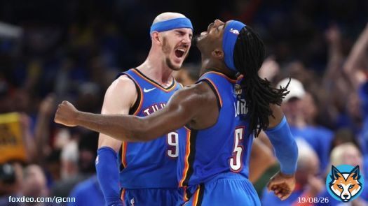 The Oklahoma City Thunder win the NBA championship after defeating Indiana Pacers in winner-take-all Game 7The Oklahoma City Thunder win the NBA championship after defeating Indiana Pacers in winner-take-...From cnn.com